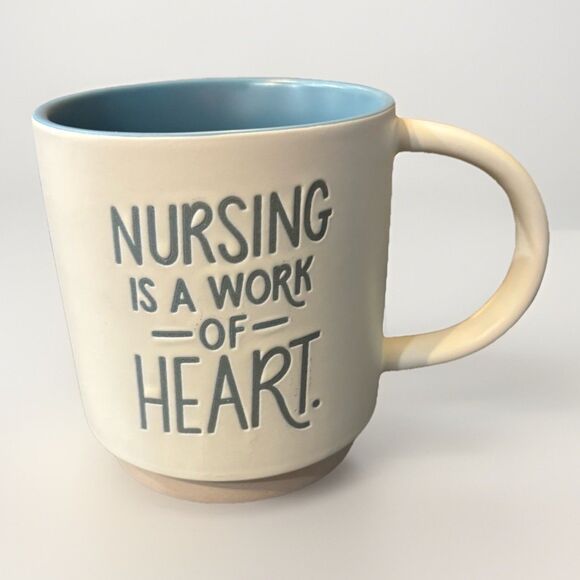 Hallmark Other - Hallmark Mug Nursing is a Work of Heart Coffee 4” Mug by Hallmark, Excellent